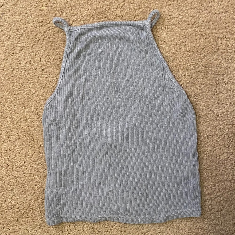 Baby Blue Crop Top